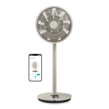 Duux Fan | Whisper Flex Smart | Stand Fan | Greige | Diameter 34 cm | Number of speeds 26 | Oscillation | Yes