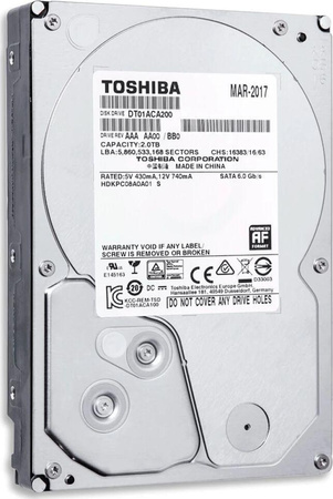 Dysk HDD 3.5" Toshiba DT01ACA 2TB