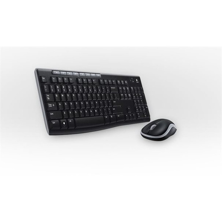 Zestaw bezprzewodowy klawiatura i mysz Logitech MK270 czarny