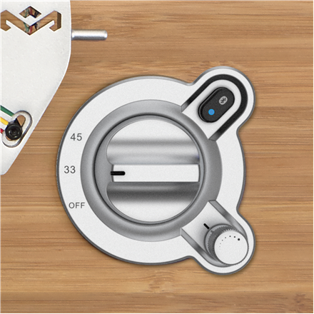 Marley Stir It Up Turntable, Wireless, Signature Black Marley Stir It Up Turntable USB port