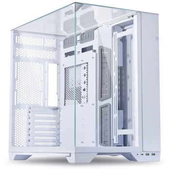 Lian Li O11 Vision Mid-Tower, Tempered Glass - white