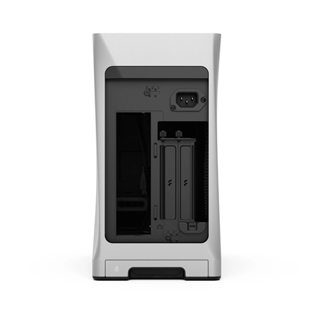 Fractal Design Era 2 Mini-ITX Gehäuse, Walnussholz-Panel – Silber