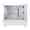 Fractal Design Pop Mini Air RGB Clear Tint Micro-ATX-Gehäuse, Tempered Glass - weiß