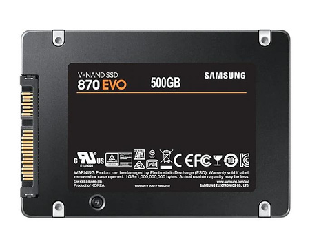 Samsung 870 EVO 2,5 Zoll SSD, SATA 6G - 500 GB