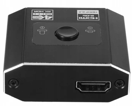 SWITCH HDMI 2.0 2x1 SPLITTER 1x2 4K60Hz ROZDZIELAC