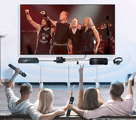 Ekstraktor HDMI 2.0 TOSLINK KONWERTER ARC HDCP 4K