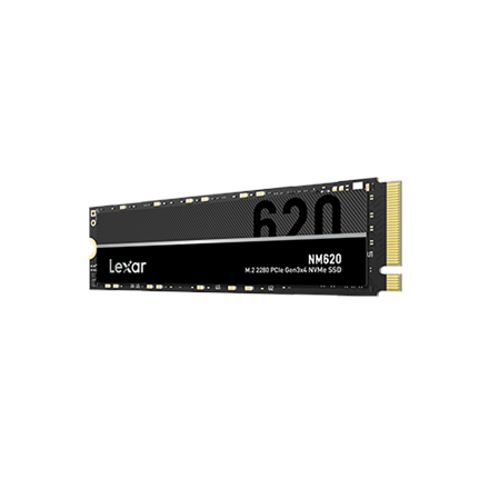 Lexar M.2 NVMe SSD NM620 2000 GB SSD form factor M.2 2280 SSD interface PCIe Gen3x4 Write speed 3000 MB/s Read speed 3300 MB/s