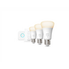 Philips Hue W Starter Kit 9,5W A60 E27 3pcs, Bridge, Switch Philips Hue Hue W Starter Kit 9,5W A60 E27, 3pcs, Bridge, Switch E27 9.5 W Warm White 2700K Bluetooth and Zigbee