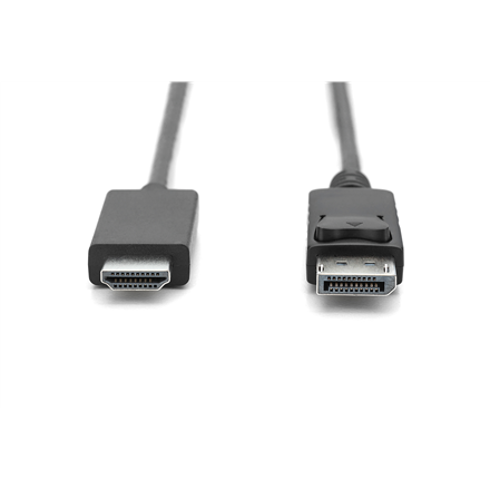 Digitus Adapter Cable, DP - HDMI type A | DisplayPort to HDMI | 2 m