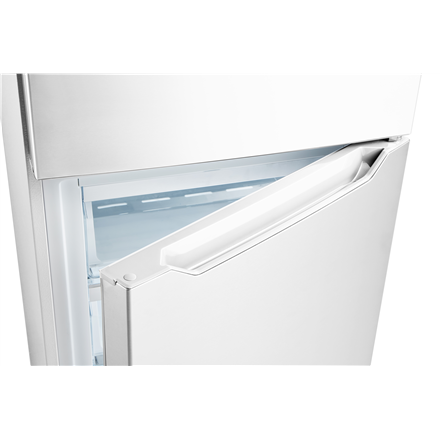 Midea Refrigerator | MDRB424FGE01I | Energy efficiency class E | Free standing | Combi | Height 188 cm | No Frost system | Fridge net capacity 224 L | Freezer net capacity 86 L | 42 dB | White