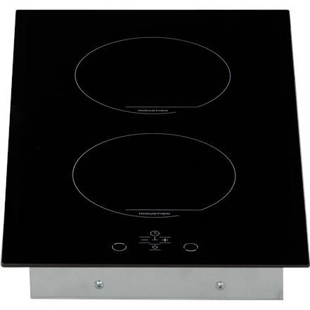 Simfer Hob H3.020.DEISP Induction, Number of burners/cooking zones 2, Touch, Timer, Black