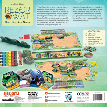 GRA REZERWAT - podstawa - PORTAL GAMES
