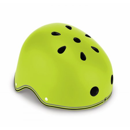 Globber Helmet Go Up Lights Lime green