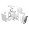 Fractal Design Torrent Compact RGB White TG clear tint Mid-Tower Power supply included No