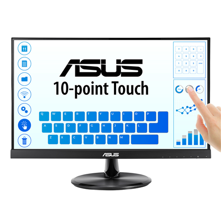 Asus VT229H | 21.5 " | IPS | 16:9 | 60 Hz | 5 ms | 1920 x 1080 pixels | 250 cd/m² | HDMI ports quantity 1