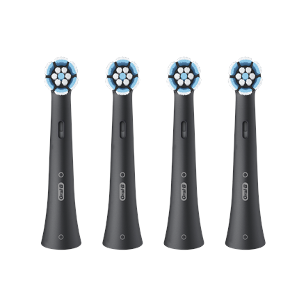 Oral-B Replaceable toothbrush heads | iO GentleCare | Heads | For adults | Number of brush heads included 4 | Black
