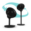 Duux Fan | Whisper Flex 2 | Stand Fan | Black | Diameter 34 cm | Number of speeds 30 | Oscillation | 2-21.5 W | Yes