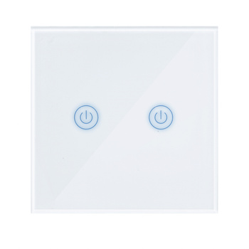 SMART WYŁĄCZNIK ŚWIATŁA ZIGBEE 3.0 podwójny biały ART oem