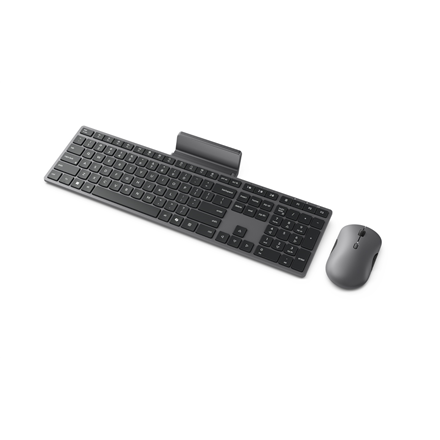 Lenovo 700 Modern Multi-Device Wireless Combo-US English | Keyboard and Mouse Set | Wireless | Mouse included | US English | Bluetooth | Luna Grey