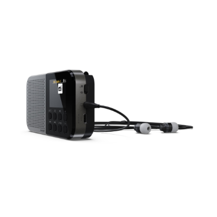 Sharp DR-P520(GY) OSAKA Pocket/Handheld Portable Digital Radio, Grey | Sharp