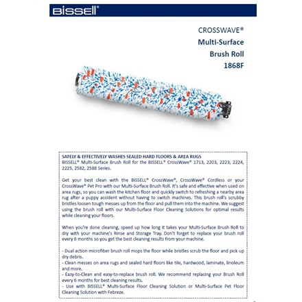 Bissell CrossWave Multi surface brush roll No ml 1 pc(s)