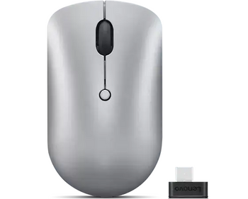 Lenovo Wireless Compact Mouse 540 Cloud Grey, 2.4G Wireless via USB-C receiver