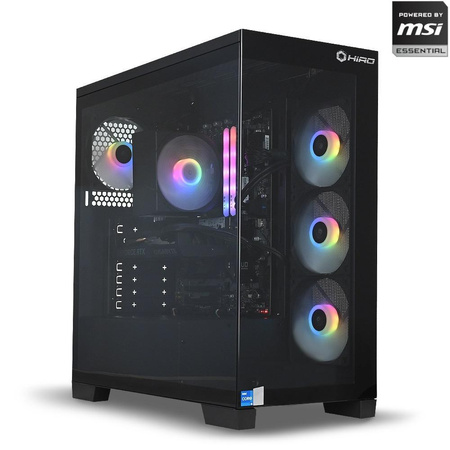 Komputer HIRO Aurora Power by MSI i7 14700F, RTX 5080 16 GB, 32GB RAM, 2TB SSD, WIFI, W11H