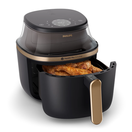 Philips Airfryer | NA322/00 3000 Series | Power 1400 W | Capacity 4.2 L | RapidAir Plus | Black
