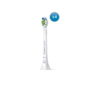 Philips Compact Sonic Toothbrush Heads HX6074/27 Sonicare W2c Optimal Heads For adults and children Number of brush heads included 4 Number of teeth brushing modes Does not apply Sonic technology White