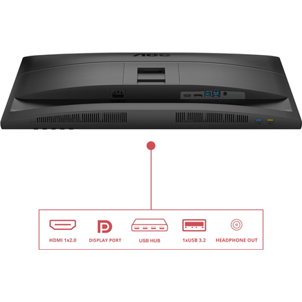 AOC Q27E4U | 27 " | IPS | QHD | 16:9 | 120 Hz | 4 ms | 2560 x 1440 pixels | 350 cd/m² | HDMI ports quantity 1