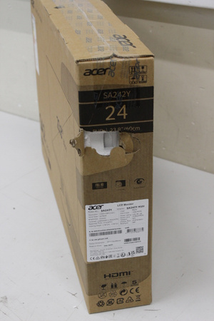 SALE OUT. Acer SA242YH1bi 24" IPS FHD,100Hz,4ms,1920x1080,250,HDMI,VGA,Black,2Y Warranty | Acer Warranty 24 month(s) | DAMAGED PACKAGING