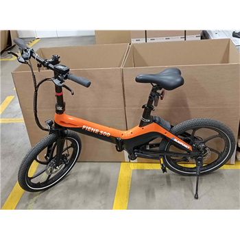 SALE OUT. Blaupunkt Fiene 500 E-Bike, 20“, Orange/Black, USED, DAMAGED WIRE OF FRONT LIGHT, SCRATCHED, DIRTY, WITHOUT ORIGINAL PACKAGING AND MANUALS Blaupunkt Fiene 500, E-Bike, Motor power 250 W, Wheel size 20 ", Warranty 3 month(s), Orange/Black