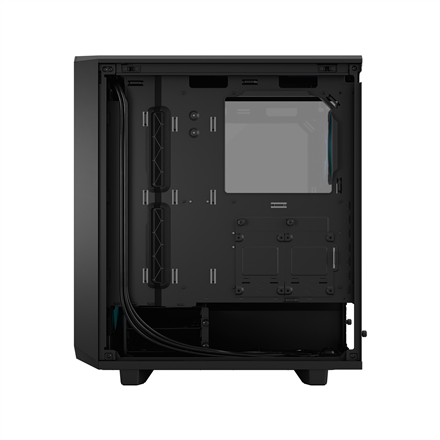 Fractal Design Meshify 2 Compact Lite RGB Side window Black TG Light Mid-Tower Power supply included No