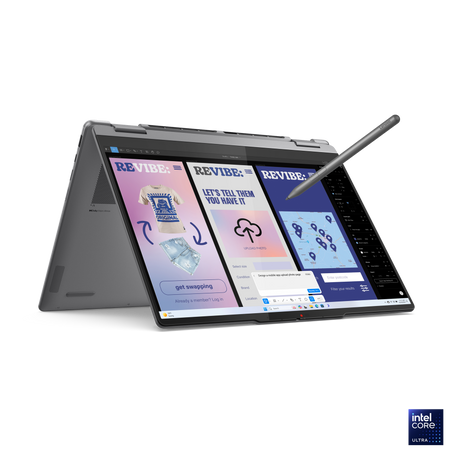 Lenovo Yoga 7 2-in-1 14ILL10 | Luna Grey | 14 " | OLED | Touchscreen | WUXGA | 1920 x 1200 pixels | Glossy | Intel Core Ultra 5 | 226V | 16 GB | Soldered LPDDR5x | Solid-state drive capacity 512 GB | Intel Arc Graphics | Windows 11 Home | 802.11be | Bluet