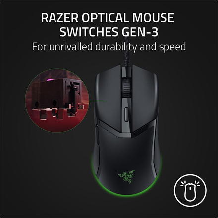 Razer Mouse Cobra Gaming black 6 Tasten, kabelgebunden, für Rechtshänder