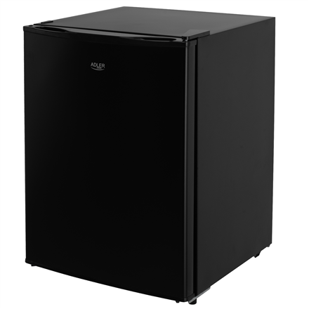 Adler Refrigerator | AD 8097 | Energy efficiency class E | Free standing | Larder | Height 63.2 cm | Fridge net capacity 58 L | 39 dB | Black