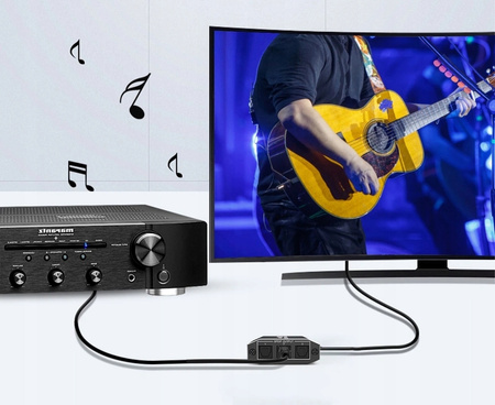 AUDIO SPLITTER 1x3 SPDIF TOSLINK ROZDZIEL OPTYCZNY