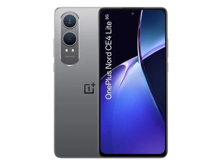 OnePlus Nord CE4 Lite | Super Silver | 6.67 " | AMOLED | 1080 x 2400 pixels | Qualcomm SM6375 | Snapdragon 695 5G (6 nm) | Internal RAM 8 GB | 256 GB | microSDXC | Dual SIM | 4G | 5G | Main camera resolution 50+2 MP | Secondary camera resolution 16 MP | A