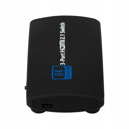 SWITCH HDMI 2.1 3x1 PRZEŁĄCZNIK 8K 4K 120HZ 240HZ