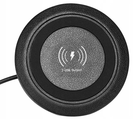 ŁADOWARKA INDUKCYJNA BIURKOWA CHOWANA + HUB 2xUSB