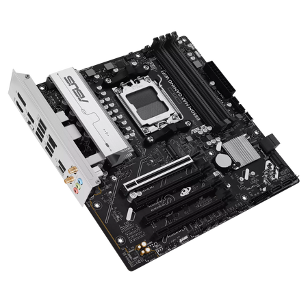 Asus B850M MAX GAMING WIFI | Processor family AMD | Processor socket AM5 | DDR5 | Supported hard disk drive interfaces SATA, M.2 | Number of SATA connectors 4