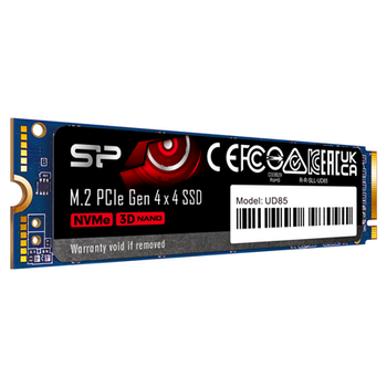 SILICON POWER SSD Power UD85 500GB M.2 Silicon Power SSD UD85  1000 GB SSD form factor M.2 2280 SSD interface PCIe Gen4x4 Write speed 2400 MB/s Read speed 3600 MB/s