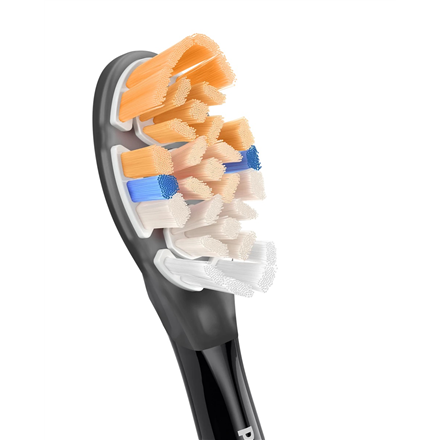 Philips Replacement brush heads | HX9092/88 Sonicare Premium All-in-One | Heads | For adults | Number of brush heads included 2 | Black