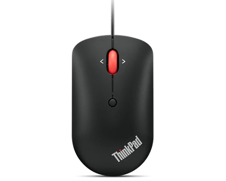 Lenovo ThinkPad USB-C Wired Compact Mouse Raven black USB-C