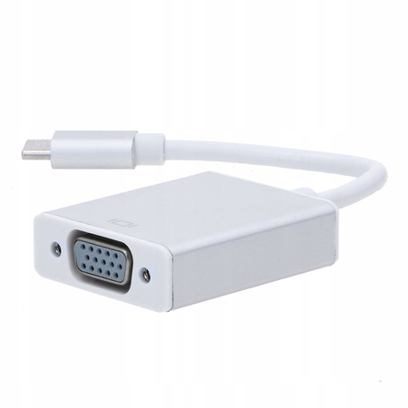 ADAPTER USB C do VGA KABEL PRZEJŚCIÓWKA MacBook