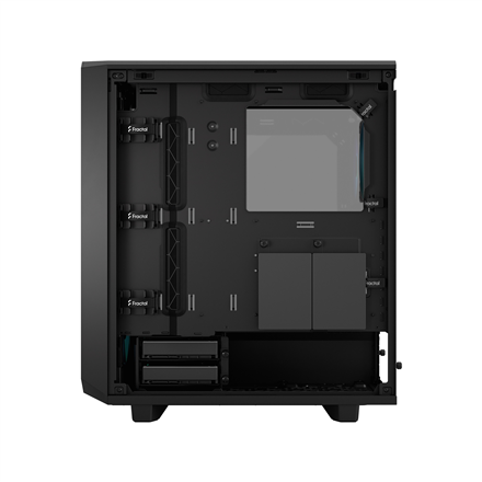 Fractal Design Meshify 2 Compact RGB Side window  Black TG Light Tint Mid-Tower Power supply included No