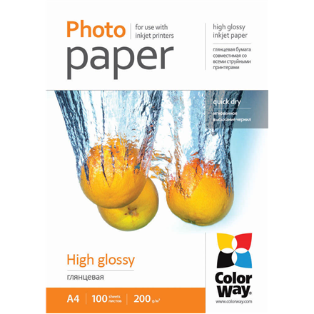 ColorWay High Glossy Photo Paper A4 200 g/m²