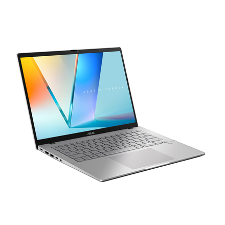 Asus Vivobook S14 | Cool Silver | 14 " | IPS | WUXGA | 1920 x 1200 pixels | Anti-glare | Intel Core i5 | i5-13420H | 16 GB | DDR5 | Solid-state drive capacity 512 GB | Intel UHD Graphics | Windows 11 Home | 802.11ax | Bluetooth version 5.3 | Keyboard lang