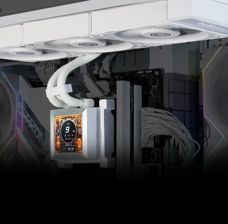 Lian Li HydroShift LCD 360 Silent AiO Wasserkühlung - weiß