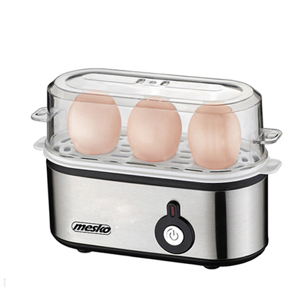 Mesko Egg boiler MS 4485 Stainless steel 210 W Functions For 3 eggs